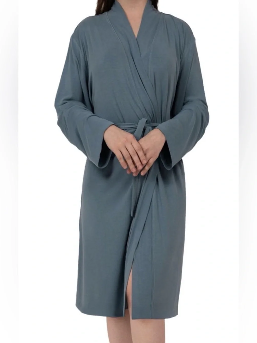 Barefoot Dreams Cozy Wrap Robe in Seashore - Large or Medium - Picture 1 of 10